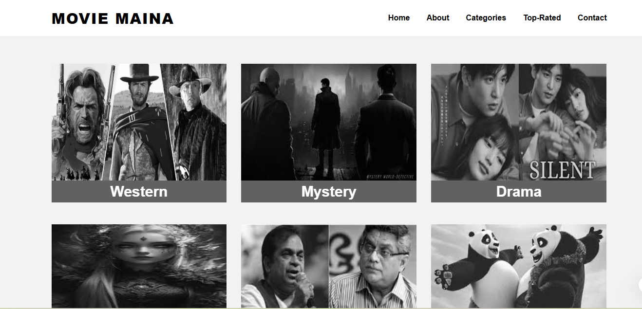 Moviemonia – Movie Landing Page